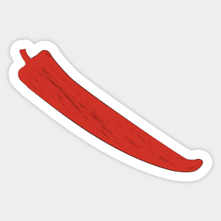 Red Chili Pepper Sticker